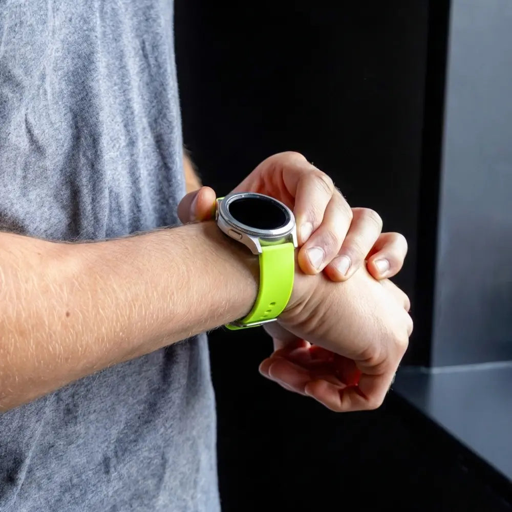 Bracelet sport Samsung Galaxy Watch FE (vert clair)