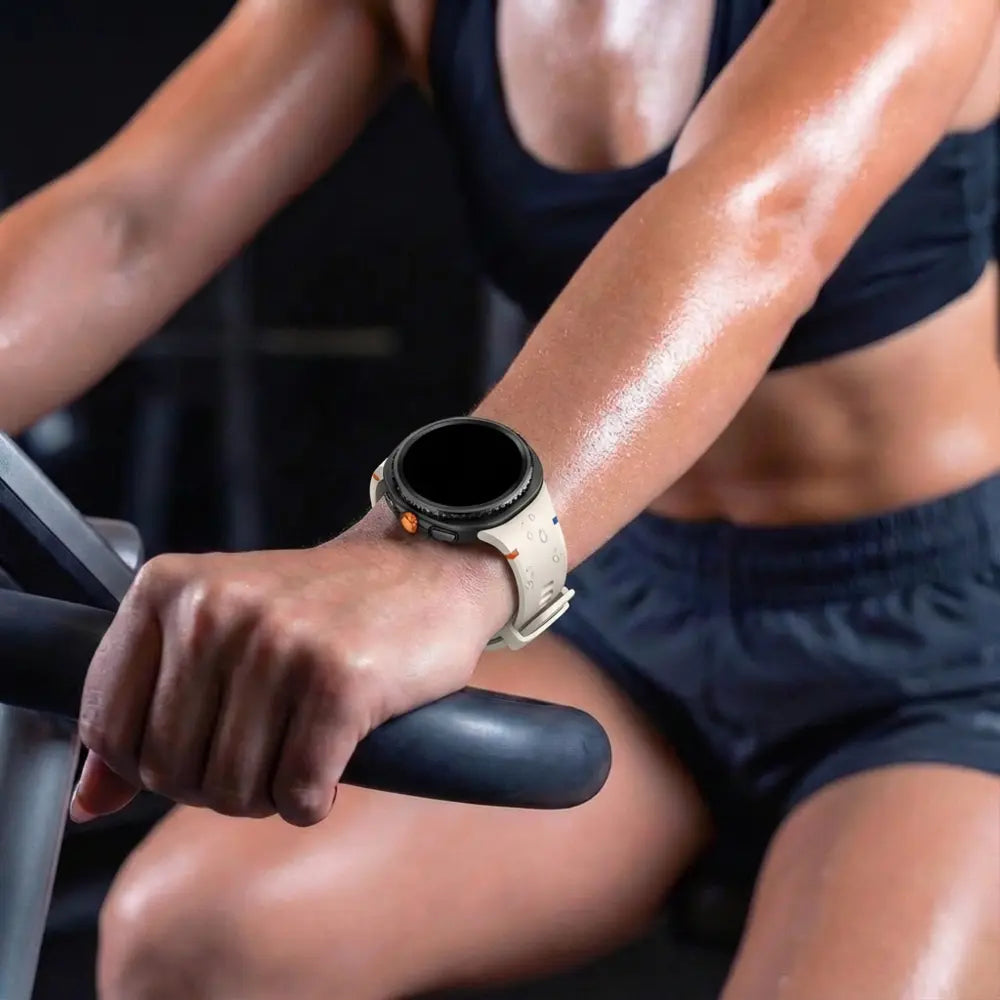 Samsung Galaxy Watch 8 - 40mm Silicone Strap (Starlight)