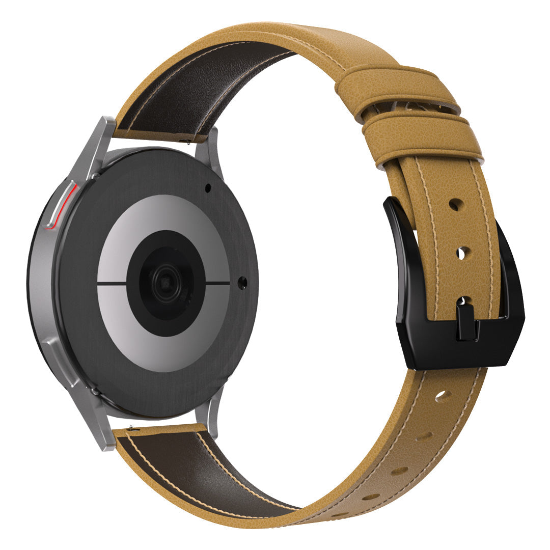 Bracelet cuir Suunto 9 Peak (beige)