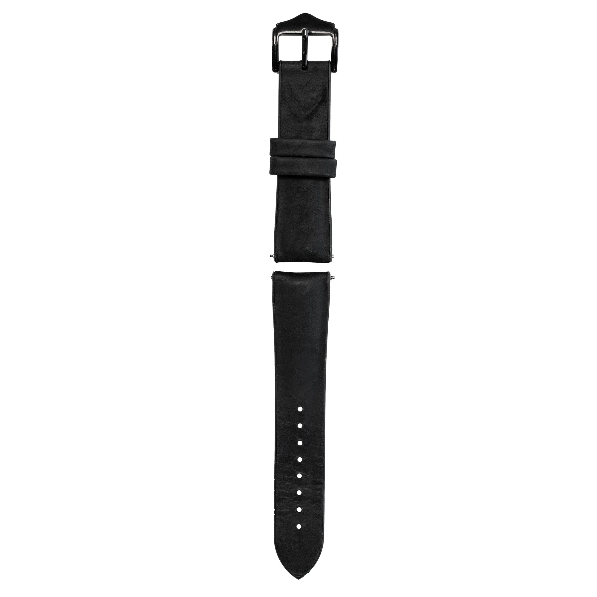 Amazfit GTS 4 Leather / Silicone Strap (Black)