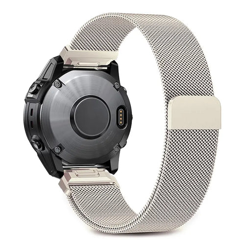 Garmin Instinct 2s Premium Milanese Strap (Starlight)
