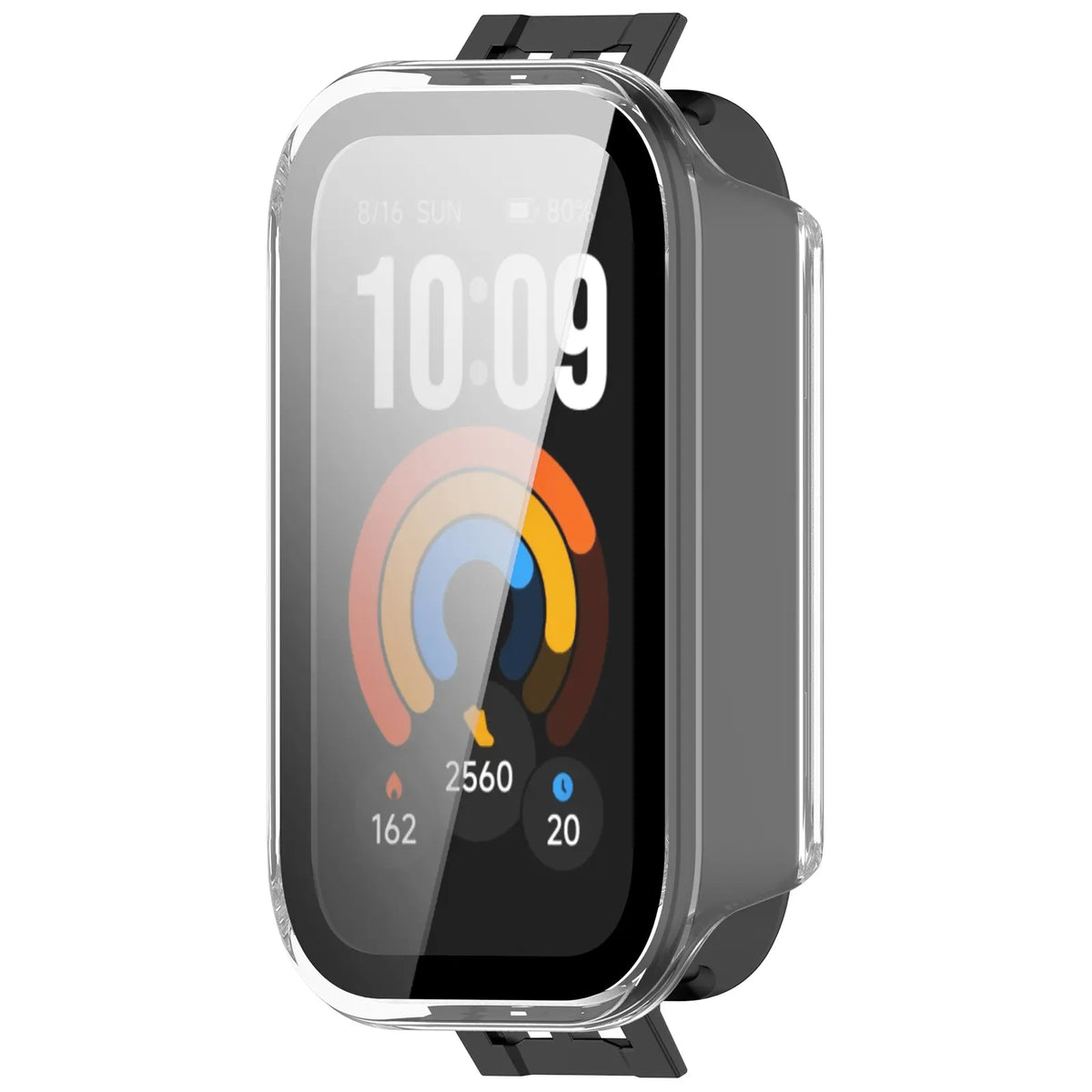 Coque PC avec verre Xiaomi Smart Band 11 Active (transparent)