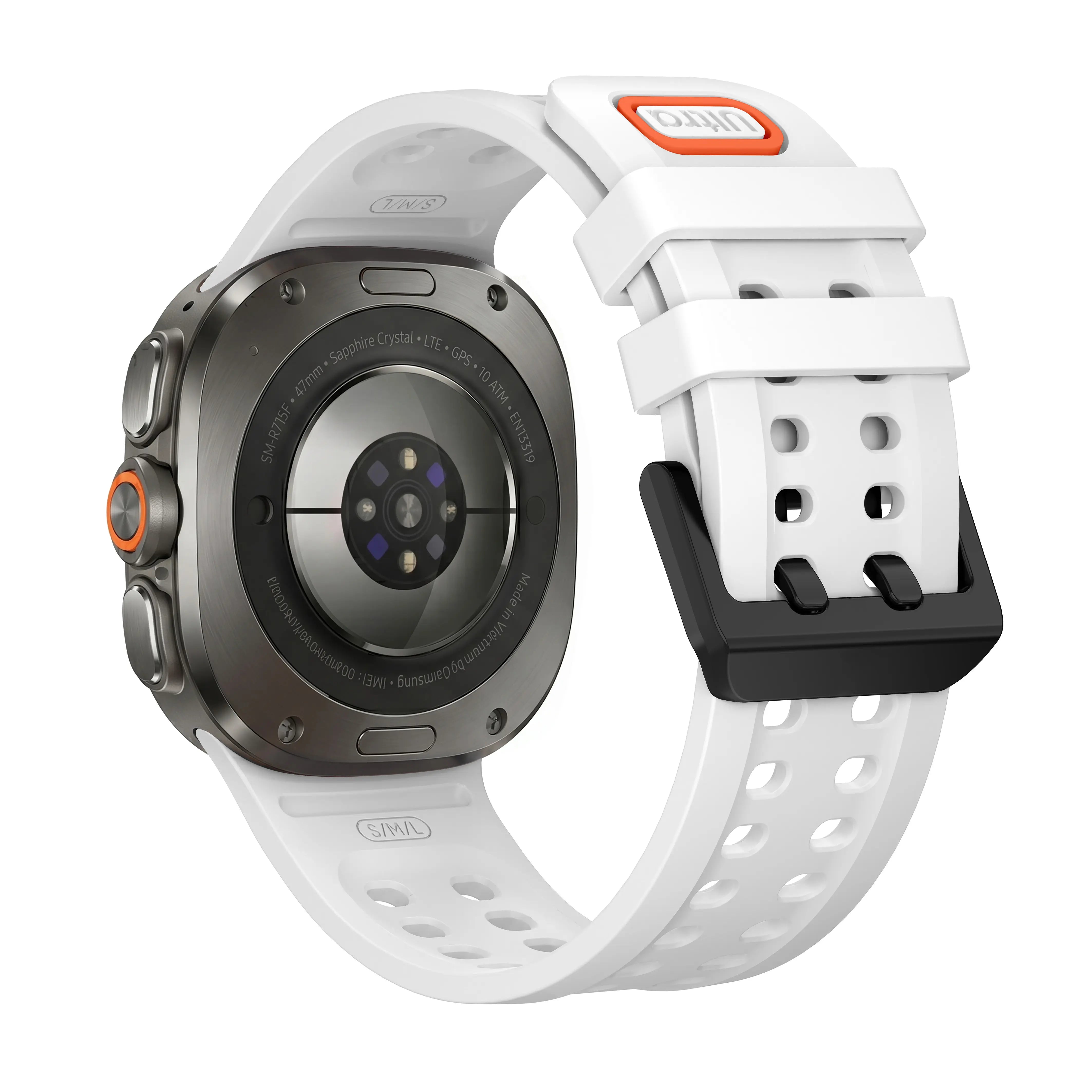 Samsung Galaxy Watch Ultra 2 Silicone Strap (White)