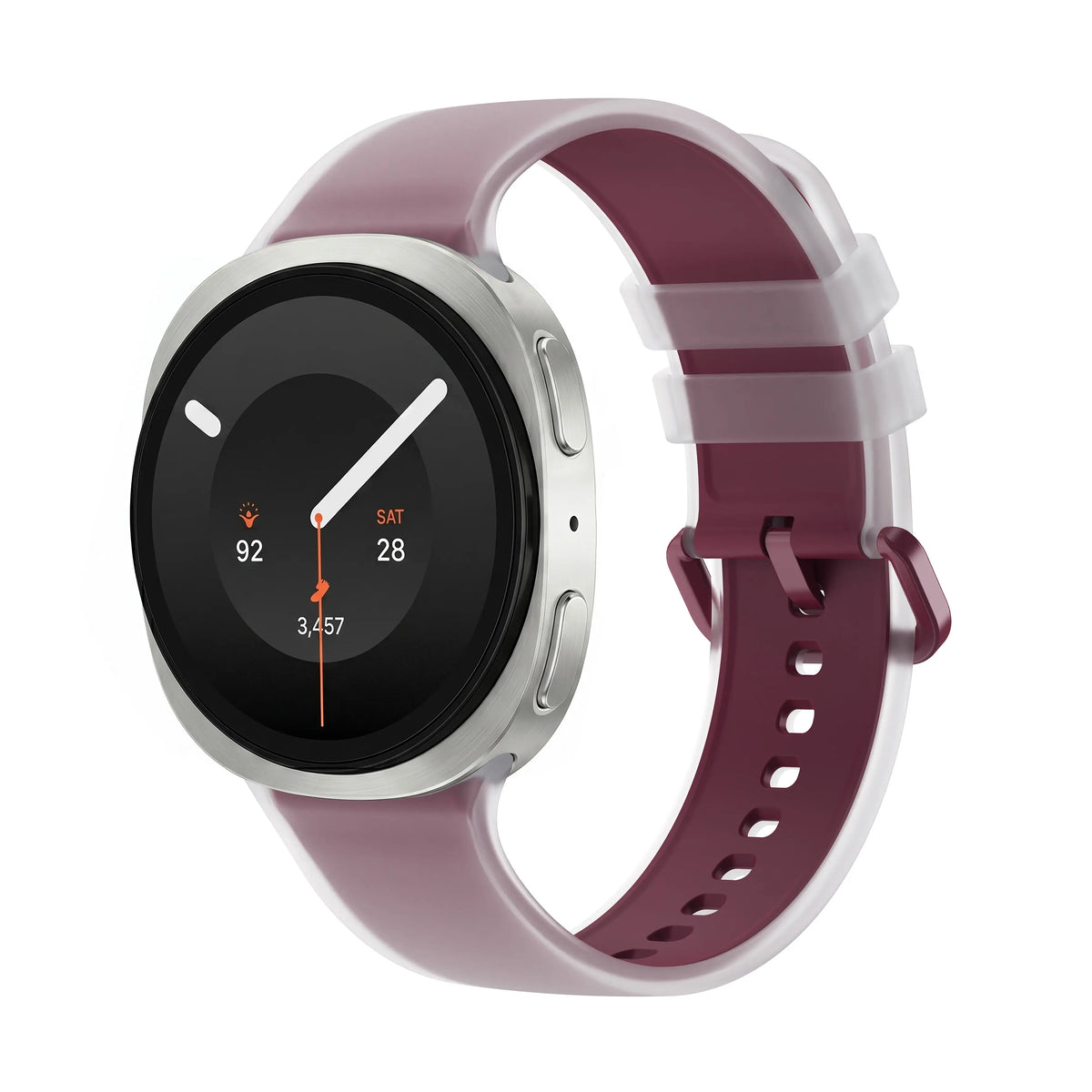 Samsung Galaxy Watch 8 - 40mm Jelly Silicone Strap (Wine Red)