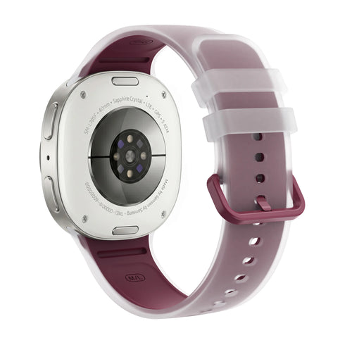 Samsung Galaxy Watch 8 Classic Jelly Silicone Strap (Wine Red)