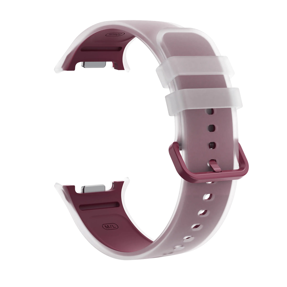 Samsung Galaxy Watch 9 - 40mm Jelly Silicone Strap (Wine Red)