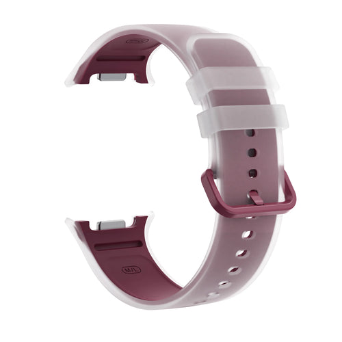 Samsung Galaxy Watch 8 Classic Jelly Silicone Strap (Wine Red)