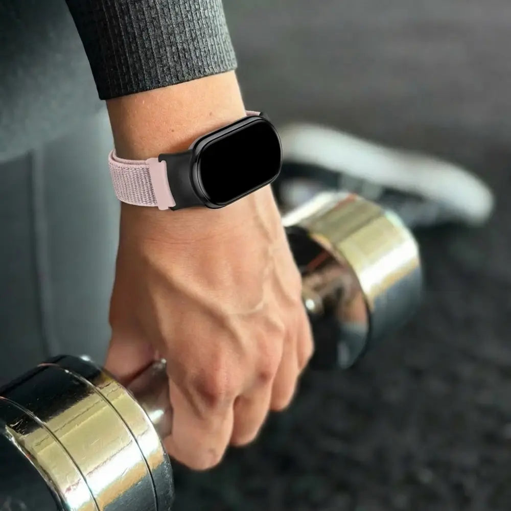 Xiaomi Smart Band 9 Nylon Strap (Grey-Pink)