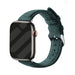 Bracelet Alcantara avec boucle Apple Watch (vert foncé)