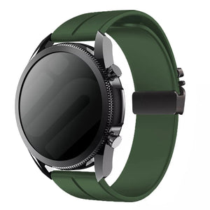 Bracelet silicone Fossil Gen 6 44mm avec boucle P (vert)