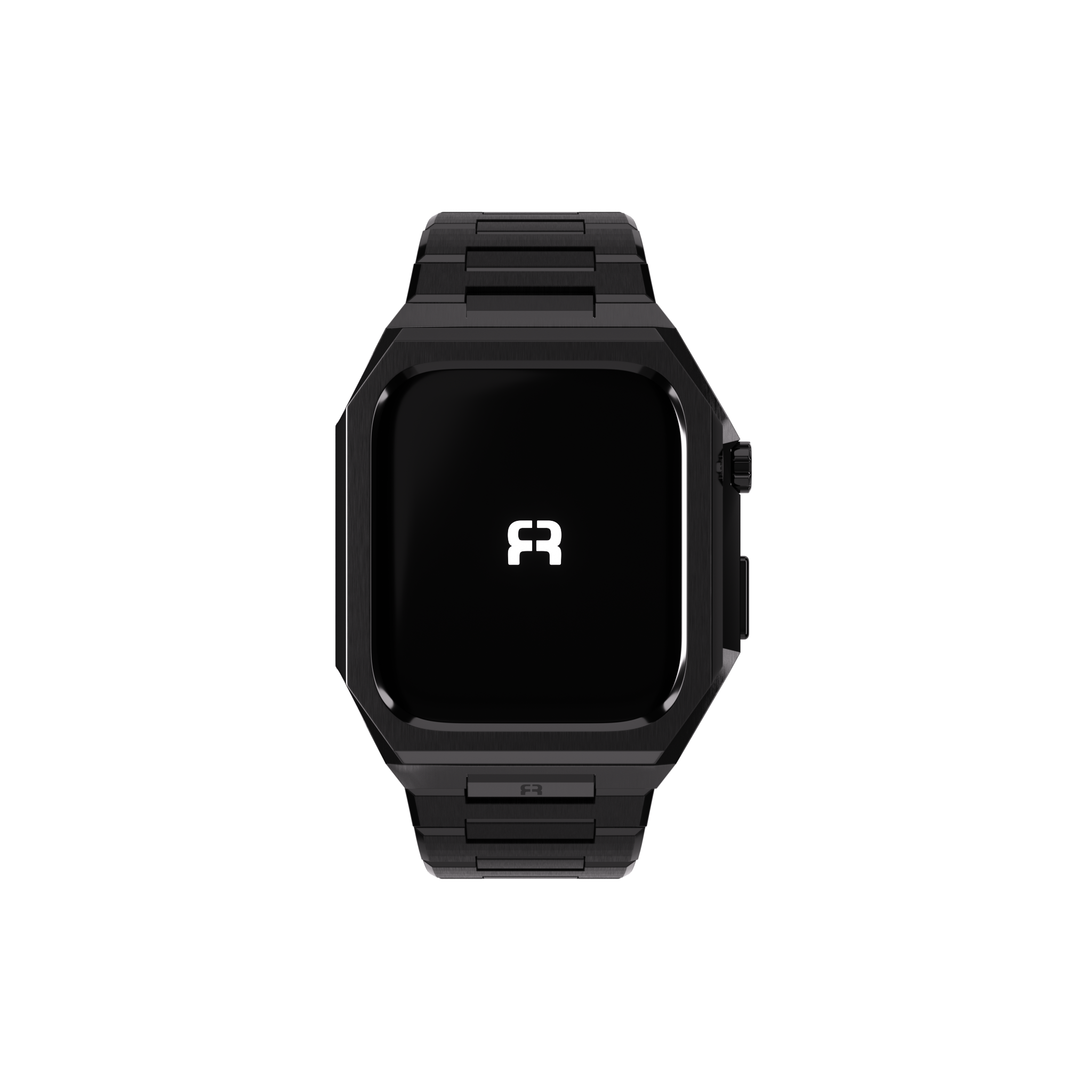 Reqior Boîtier avec bracelet en acier 'Nautilus' Apple Watch 45mm (noir)