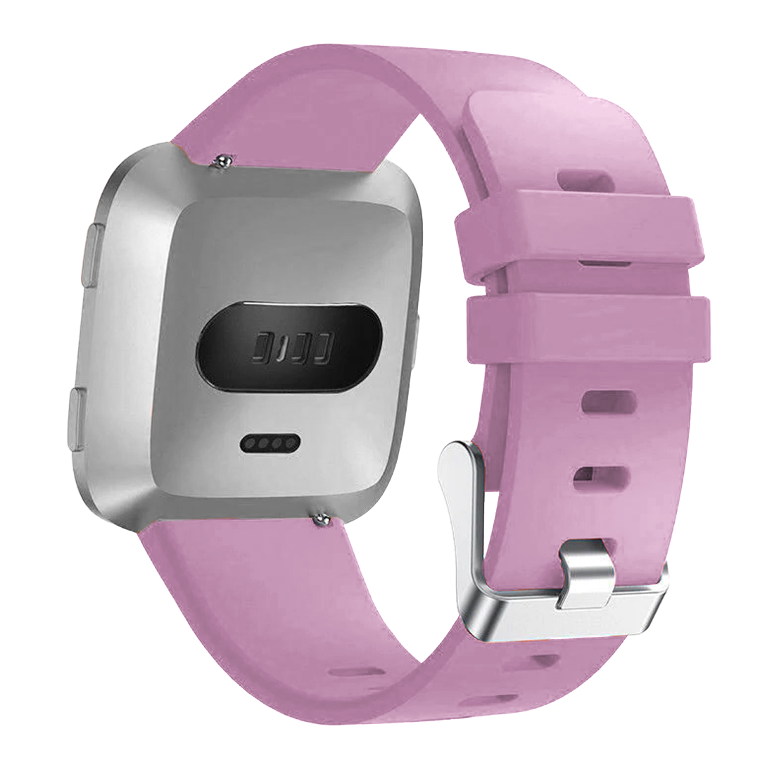Bracelet silicone Fitbit Versa (vieux rose)