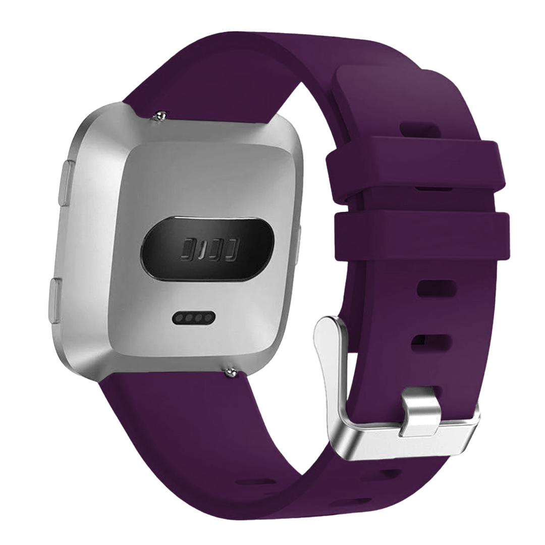 Bracelet silicone Fitbit Versa (violet foncé)