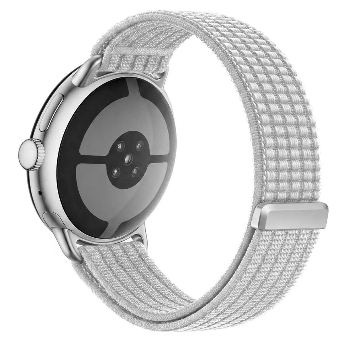 Bracelet nylon ultra fine Google Pixel Watch 5 - 45mm (gris clair)