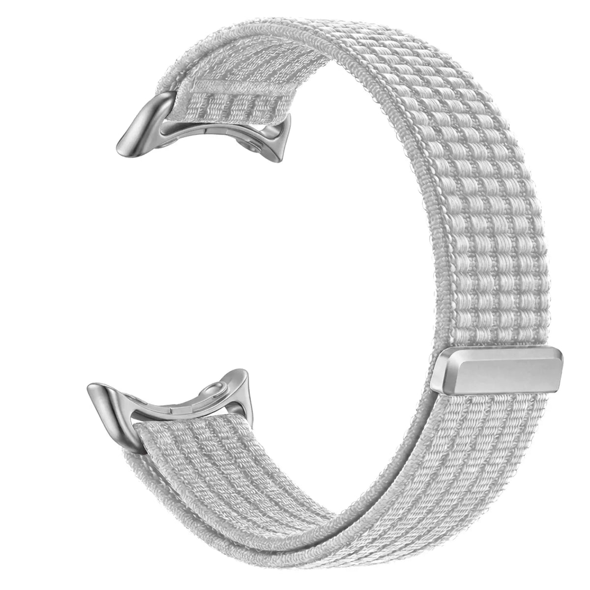 Bracelet nylon ultra fine Google Pixel Watch 5 - 45mm (gris clair)