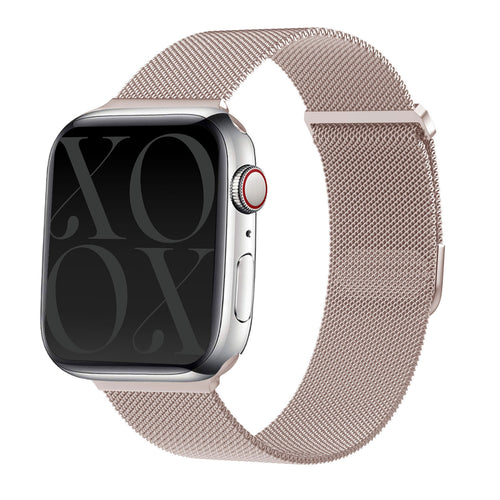 Bracelet milanais xoxo Wildhearts Apple Watch (rose/doré)