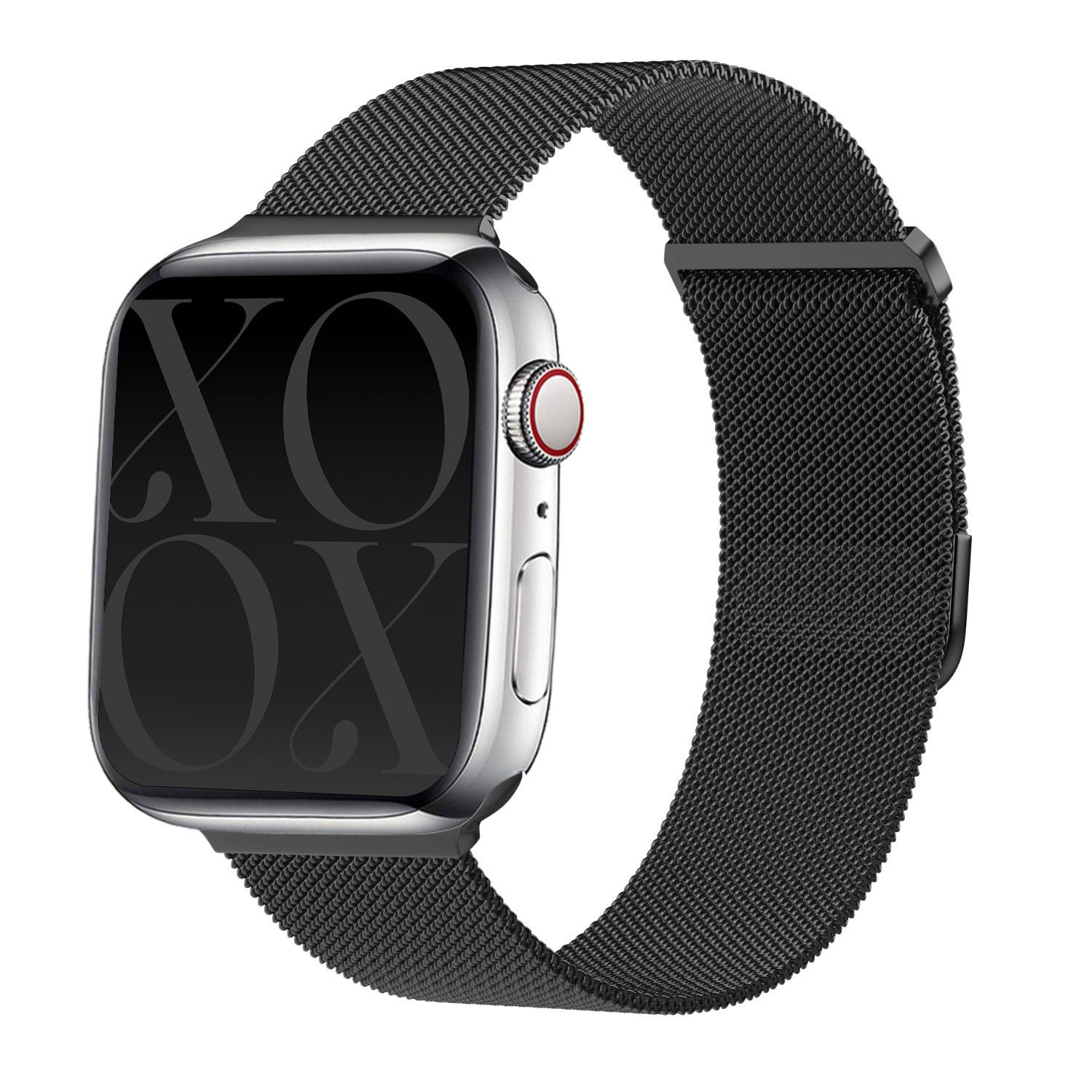 Bracelet milanais xoxo Wildhearts Apple Watch (noir)
