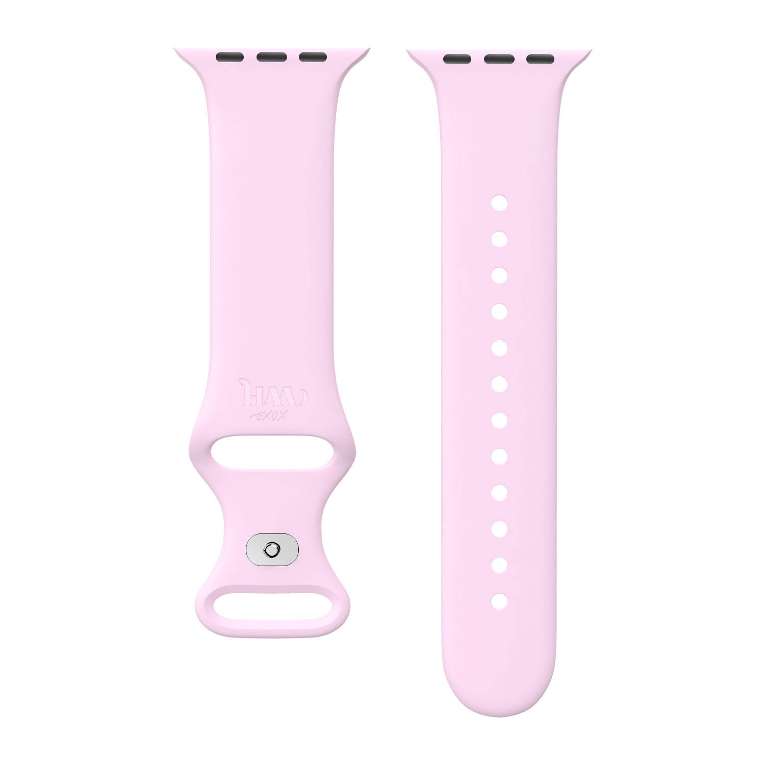 Bracelet silicone xoxo Wildhearts Apple Watch (rose vif)