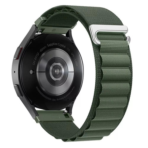 Bracelet nylon Alpine Oppo Watch X2 (vert)