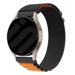 Bracelet nylon Alpine Oppo Watch X2 (noir/orange)