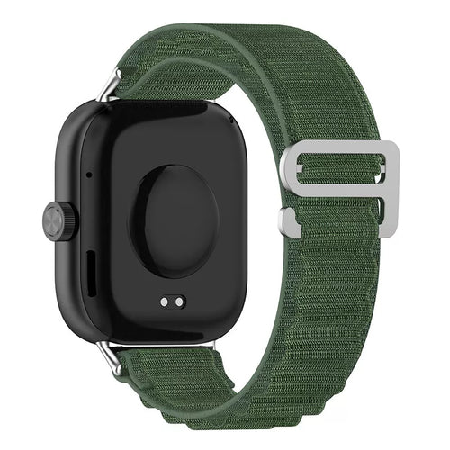 Bracelet Alpine nylon Xiaomi Smart Band 10 Pro (vert)