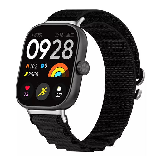 Bracelet nylon Alpine Xiaomi Smart Band 8 Pro (noir)