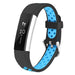 Bracelet sport Fitbit Alta HR (noir/bleu)