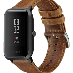 amazfit-bip-leren-bandje-bruin