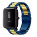 Bracelet acier Xiaomi Amazfit Bip (bleu/or)