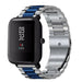 Bracelet acier Xiaomi Amazfit Bip (argent/bleu)