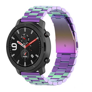 amazfit-gtr-stalen-band-regenboog