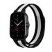 Bracelet milanais Amazfit GTS 2 (noir/blanc)