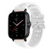 Bracelet silicone à motifs Amazfit GTS 2 (blanc)
