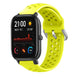 Bracelet silicone avec trous Xiaomi Amazfit GTS (jaune)