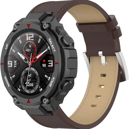 amazfit-t-rex-pro-lederarmband-braun