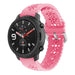Bracelet silicone à motifs Amazfit GTR 42mm (rose vif)