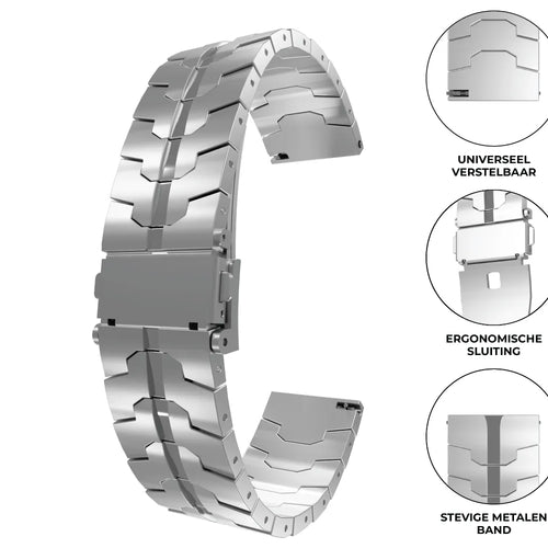 Bracelet acier iron OnePlus Watch 3 (argent)