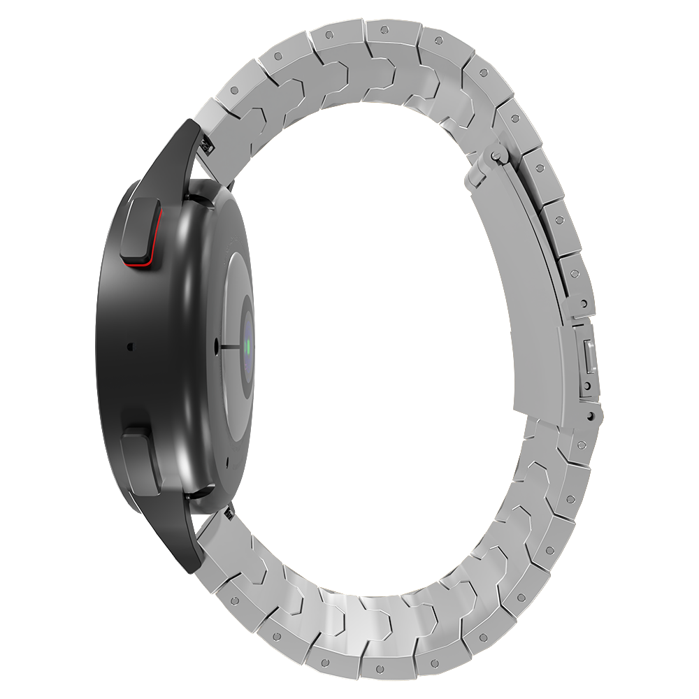 Bracelet acier Xiaomi Amazfit GTS (argent/noir)
