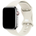 Bracelet silicone 'Classic' Apple Watch (beige)