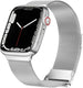 Bracelet milanais pour Apple Watch avec boucle (argent)