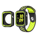 Bracelet sport Apple Watch 7 + étui TPU (noir/jaune)