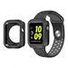 Apple Watch 7 Sport Strap + TPU Case (Black/Grey)