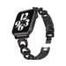 Bracelet chaîne acier Apple Watch (noir)