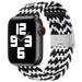 Bracelet tressé Apple Watch (noir/blanc)