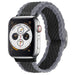 Apple Watch Braided Nylon Strap (Black/Grey)