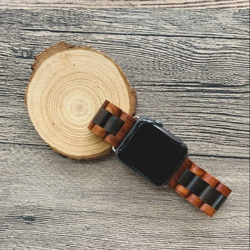 apple-watch-houten-bandje-bruinrood-zwart-5