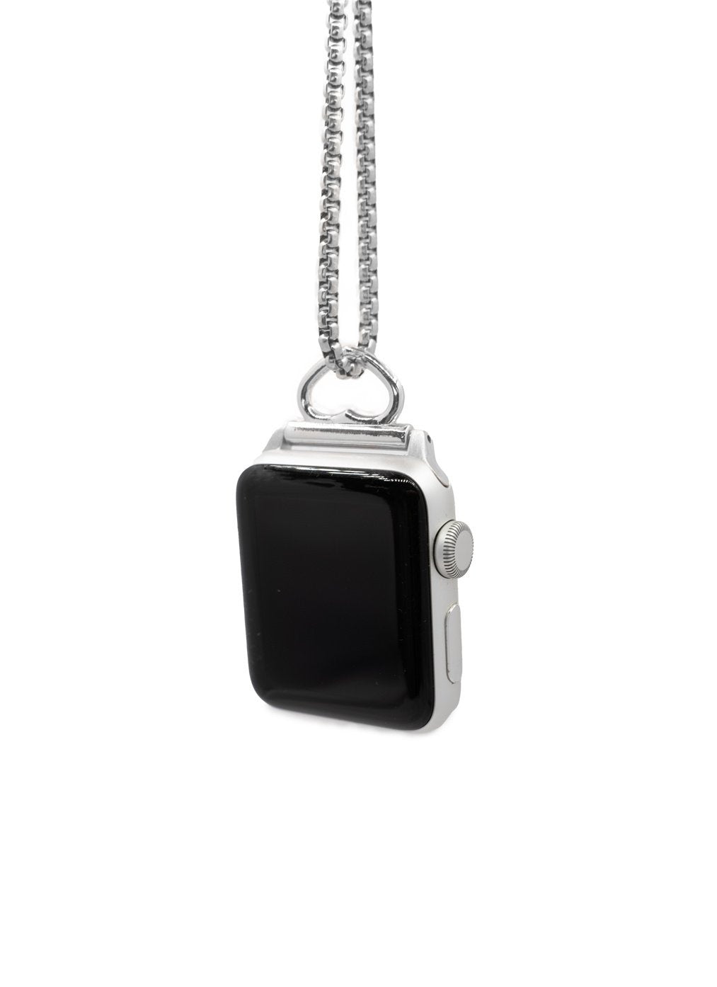 Apple Watch Necklace with Heart (Silver)
