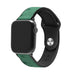 Bracelet hybride cuir Apple Watch (vert)