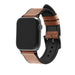 Bracelet cuir hybride à boucle Apple Watch (marron)