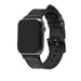 Bracelet cuir hybride à boucle Apple Watch (noir)